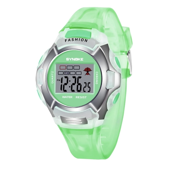 Waterproof Kids Sports Boys Girls Student LED Digital Watch Alarm Stopwatch Gift - Picture 1 of 2
